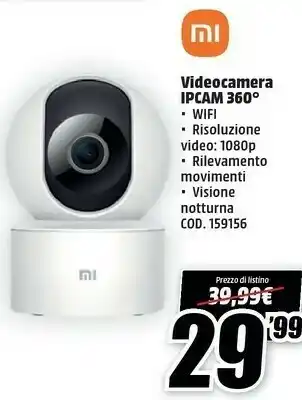 MediaWorld Videocamera ipcam offerta