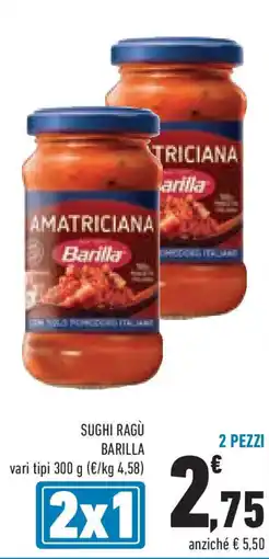 Conad Superstore Amatriciana sughi ragù BARILLA offerta