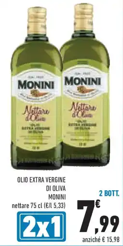 Conad Superstore Olio extra vergine di oliva MONINI offerta
