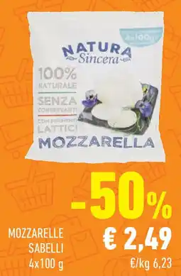 Conad Superstore mozzarelle SABELLI offerta