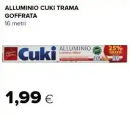 Tigre Alluminio cuki trama goffrata offerta