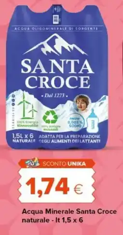 Oasi Acqua Minerale Santa Croce naturale offerta