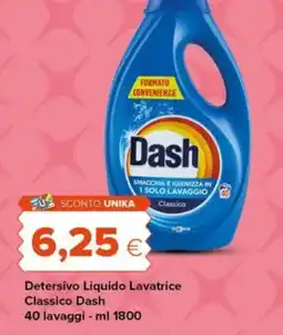 Oasi Detersivo Liquido Lavatrice Classico Dash offerta
