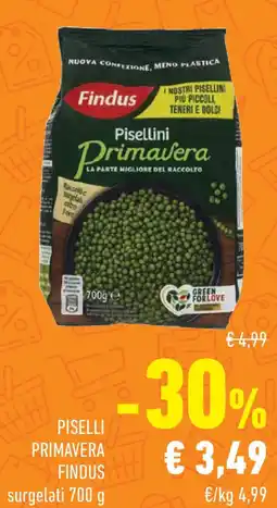 Conad Superstore Piselli primavera FINDUS offerta