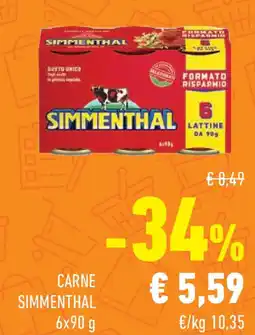 Conad Superstore Carne SIMMENTHAL offerta