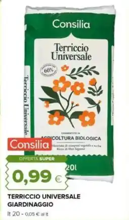 Oasi Consilia terriccio universale giardinaggio offerta