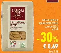 Conad Superstore Pasta di semola sapori&idee conad vari tipi offerta
