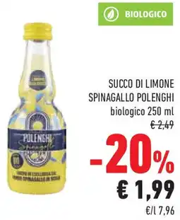 Conad Superstore Succo di limone spinagallo POLENGHI offerta