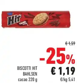 Conad Superstore Biscotti hit bahlsen cacao offerta