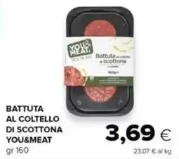 Oasi Battuta al coltello di scottona YOU&MEAT offerta
