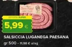 Oasi Aia salsiccia luganega paesana offerta