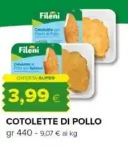 Oasi Fileni cotolette di pollo offerta