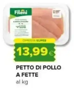 Oasi Fileni petto di pollo a fette offerta