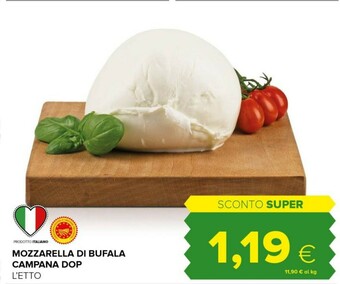 Tigre Mozzarella di bufala offerta