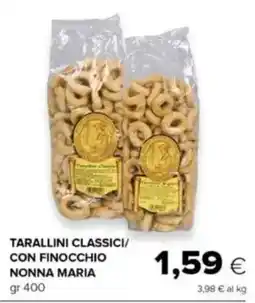 Oasi Tarallini classici/ con finocchio nonna maria offerta