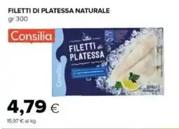 Oasi Consilia filetti di platessa naturale offerta