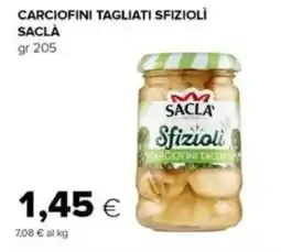 Oasi Carciofini tagliati sfiziolì SACLÀ offerta