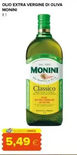 Oasi Olio extra vergine di oliva MONINI offerta