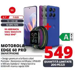 Comet MOTOROLA EDGE 60 PRO SMARTPHONE offerta