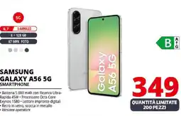 Comet SAMSUNG GALAXY A56 5G SMARTPHONE offerta