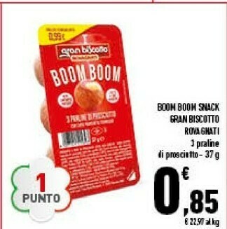 Conad Prosciutto cotto offerta