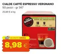 Oasi Cialde caffè espresso VERGNANO offerta