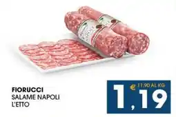 SeBón Supermercati Fiorucci salame napoli l'etto offerta