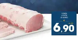 SeBón Supermercati Lonza a fette di suino offerta