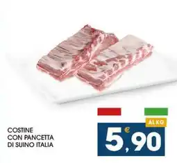 SeBón Supermercati Costine con pancetta di suino italia offerta