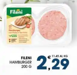 SeBón Supermercati Fileni hamburger offerta