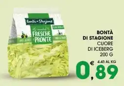 SeBón Supermercati Bontà di stagione cuore di iceberg offerta