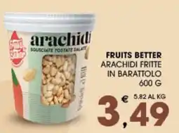 SeBón Supermercati Fruits better arachidi fritte in barattolo offerta