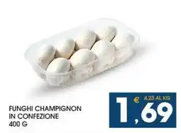 SeBón Supermercati Funghi champignon in confezione offerta