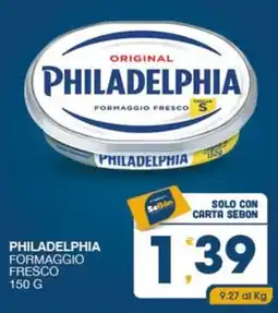 SeBón Supermercati Philadelphia formaggio fresco offerta