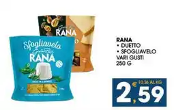 SeBón Supermercati Rana duetto-sfogliavelo vari gusti offerta