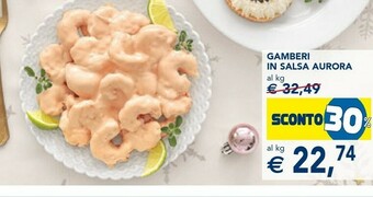 Esselunga Gamberi in salsa aurora offerta