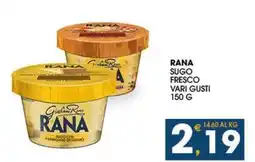 SeBón Supermercati Rana sugo fresco vari gusti offerta