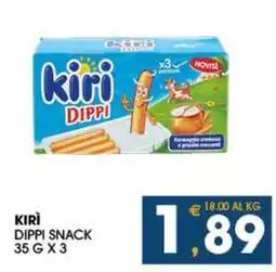 SeBón Supermercati Kirì dippi snack offerta