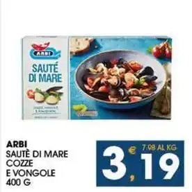 SeBón Supermercati Arbi sautè di mare cozze e vongole offerta