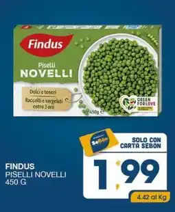 SeBón Supermercati Findus piselli novelli offerta
