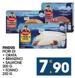 SeBón Supermercati Findus fiori di orata-branzino-salmone offerta