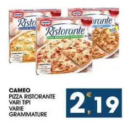 SeBón Supermercati Cameo pizza ristorante vari tipi varie grammature offerta