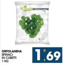 SeBón Supermercati Ortolandia spinaci in cubetti offerta