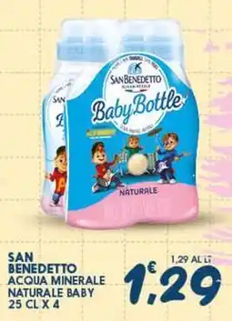 SeBón Supermercati San benedetto acqua minerale naturale baby offerta