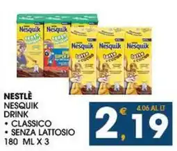 SeBón Supermercati Nestle nesquik drink offerta