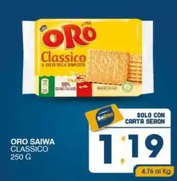 SeBón Supermercati Oro saiwa classico offerta