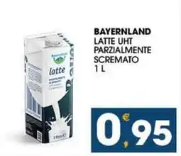 SeBón Supermercati Bayernland latte uht parzialmente scremato offerta