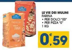 SeBón Supermercati Le vie dei mulini farina offerta