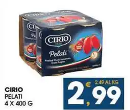 SeBón Supermercati Cirio pelati offerta