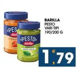 SeBón Supermercati Barilla pesto vari tipi offerta